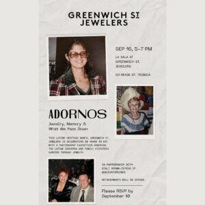 Les bijoutiers de Greenwich St. dévoileront une exposition de photographies