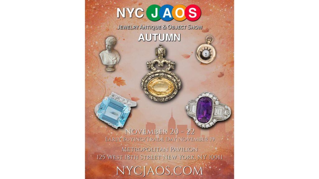 NYC Jewelry, Antique, & Object Show Autumn Edition Imagery