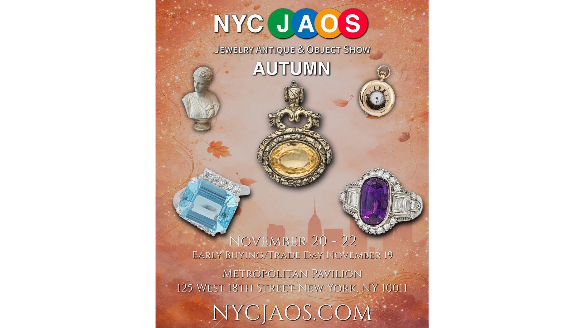 NYC Jewelry, Antique, & Object Show Autumn Edition Imagery