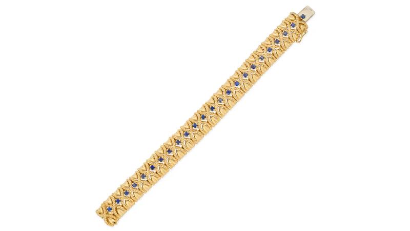 bracelet saphir vintage