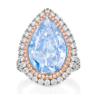 Un diamant bleu de 8 carats invendu aux enchères de bijoux au Royaume-Uni