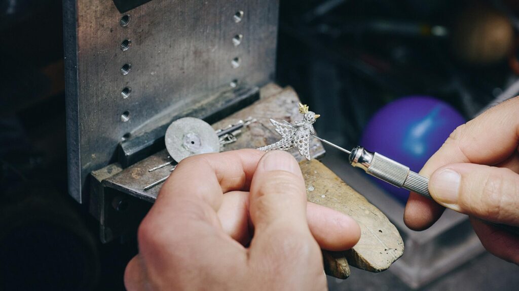 Behind the scenes shot of Tiffany & Co.’s Design and Innovation Workshop
