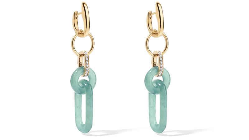 Un ensemble de boucles d'oreilles Boucles d'oreilles créoles Echo Curio Bliss Lau Nuance