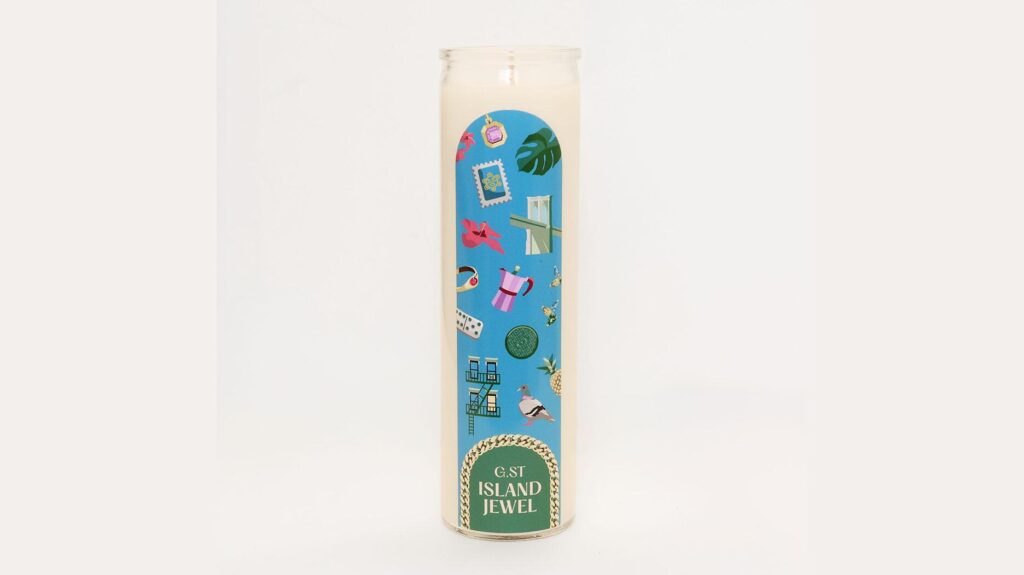 Greenwich St. Jewelers Island Jewel candle